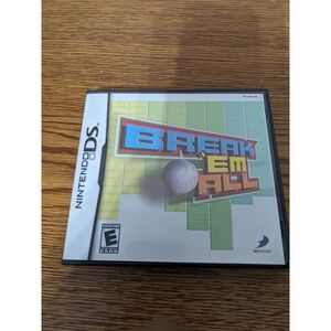 Nintendo DS Break 'Em All Video Game CIB Complete In Box NTR A2VE USA